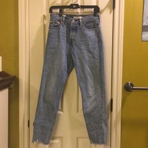 Levi’s Wedgie fit high rise jeans
